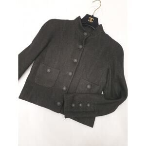 Chanel Cashmere/Linen Jacket - Size 38